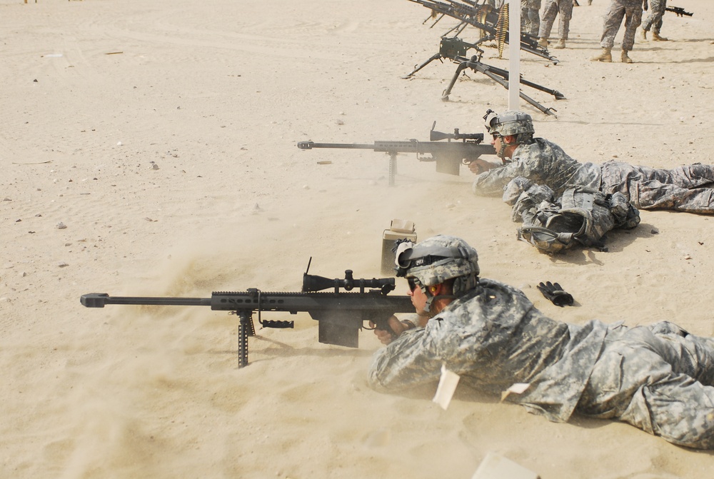 Dagger Soldiers put Weapons on display