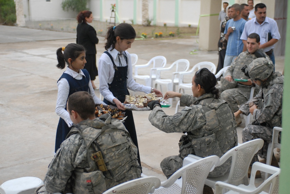 School reopens in West Adhamiyah