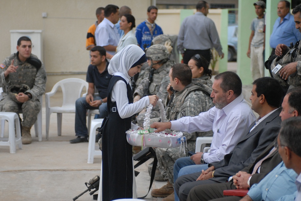 School reopens in West Adhamiyah