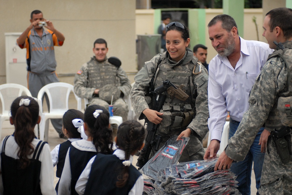 Strikers Open Al Tajadud School in Adhamiyah