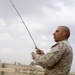 Gone fishing: Marines enjoying unexpected leisure