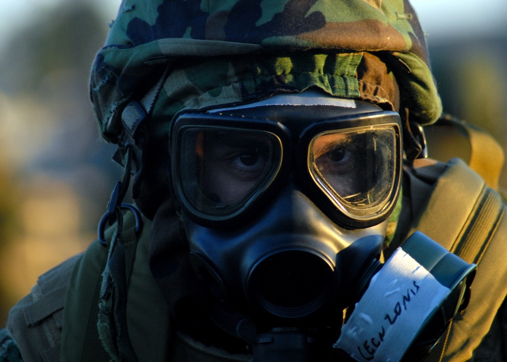 Chemical, biological and radiological warfare drill