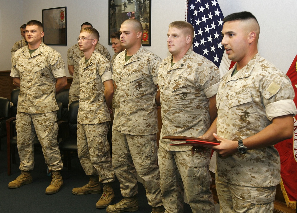 II Marine Expeditionary Force (Forward) Aide-de-Camp Nabs Marine Corps Engineer Association Award