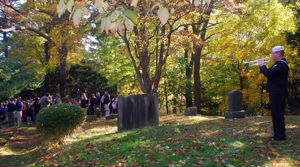 Navy commemorates Theodore Roosevelt's birthday at gravesite