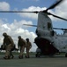 Exiting a helicopter