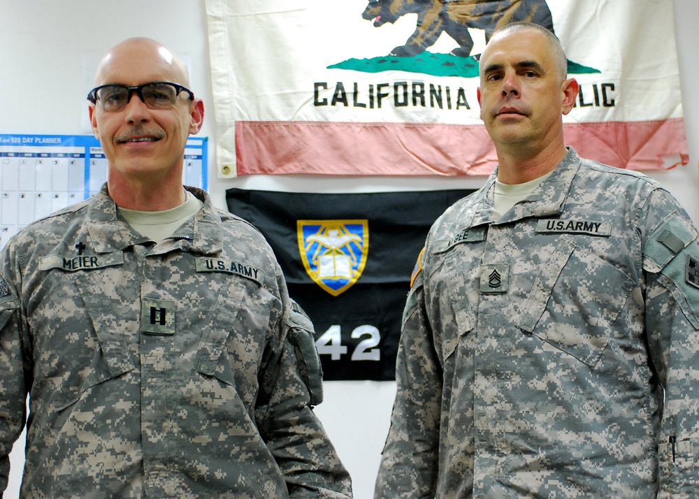 Multi-National Division - Baghdad chaplain gives words of encouragement to Soldiers: 'God Bless You'