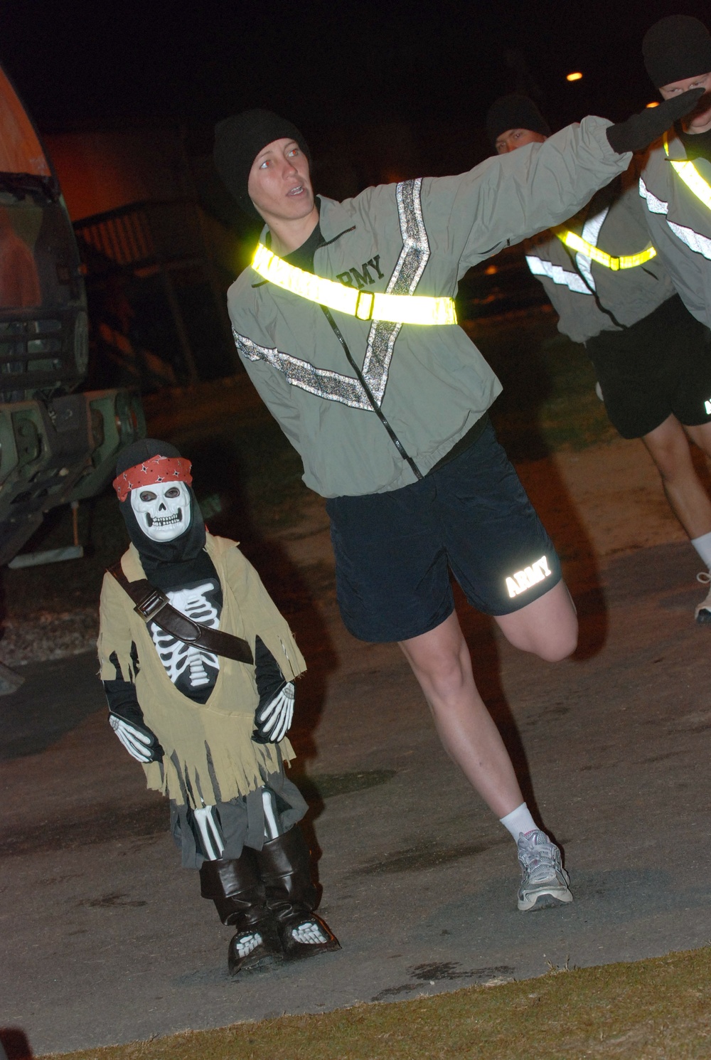 &quot;Falcon&quot; Paratroopers Get in the Halloween Spirit for Physical Training