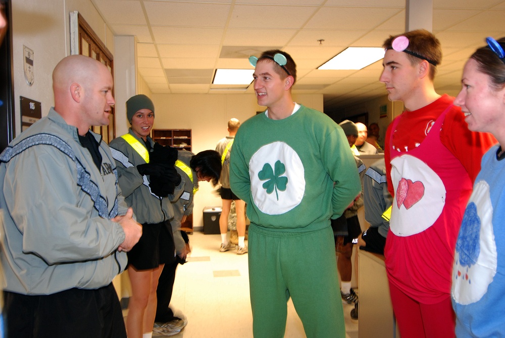 &quot;Falcon&quot; Paratroopers Get in the Halloween Spirit for Physical Training