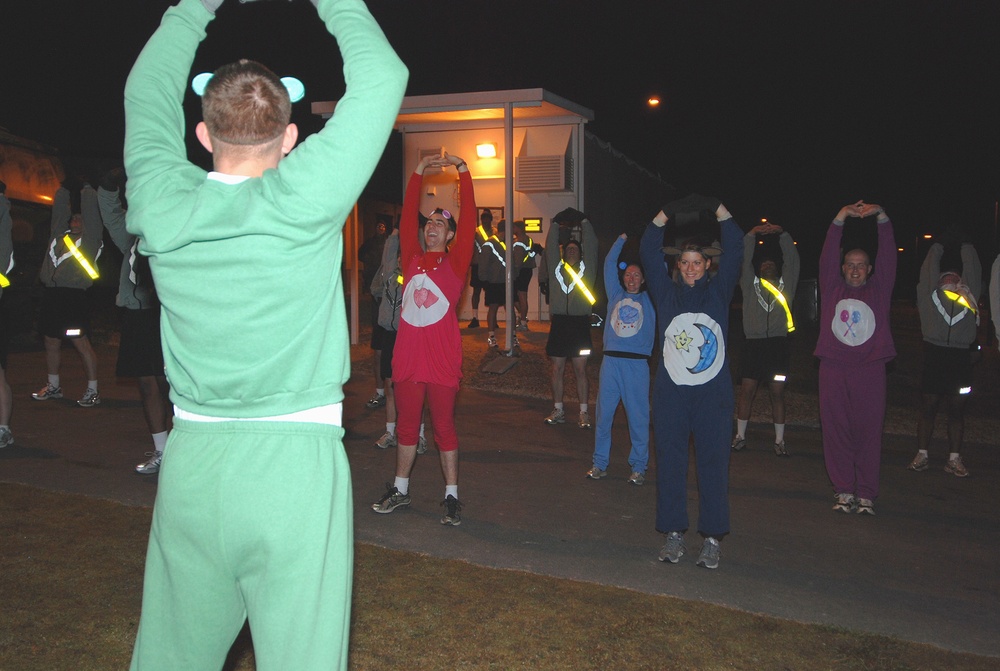 &quot;Falcon&quot; Paratroopers Get in the Halloween Spirit for Physical Training