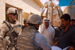 Soldier in focus