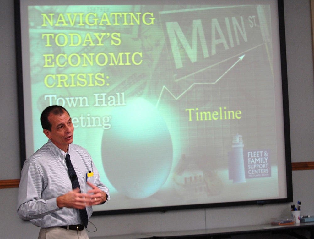 Fleet and Family Support Center Host Financial Crisis Discussion