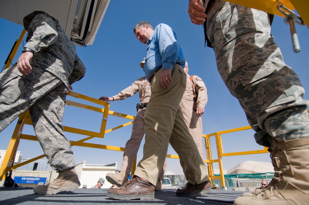 Secretary of the Air Force Visits Bagram Airmen