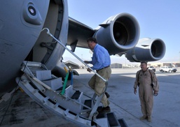 Secretary of the Air Force Visits Bagram Airmen