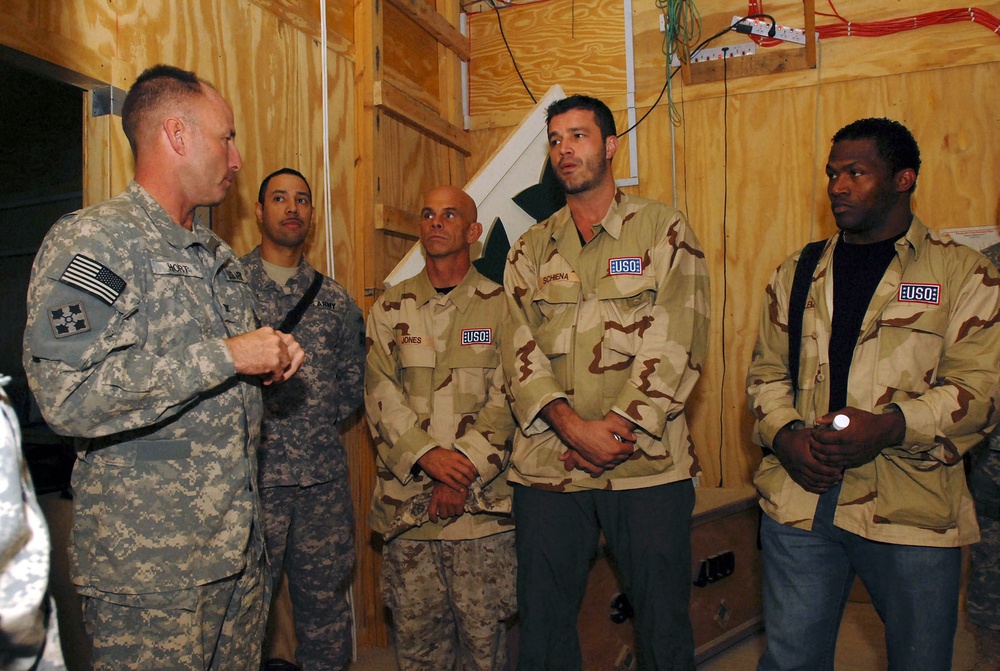 It's no trick, Mixed Martial Arts stars visit Striker Soldiers