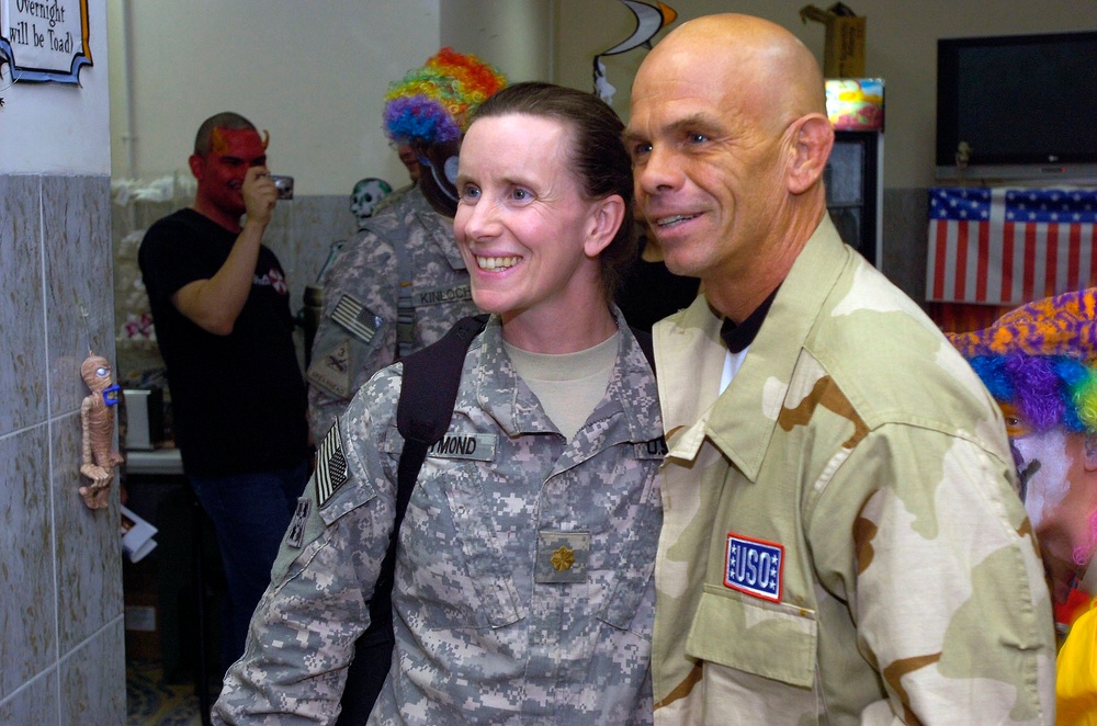 Striker Soldiers receive welcome treat for Halloween