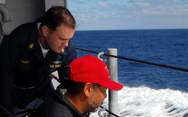 USS Peleliu Damage Control Demonstration