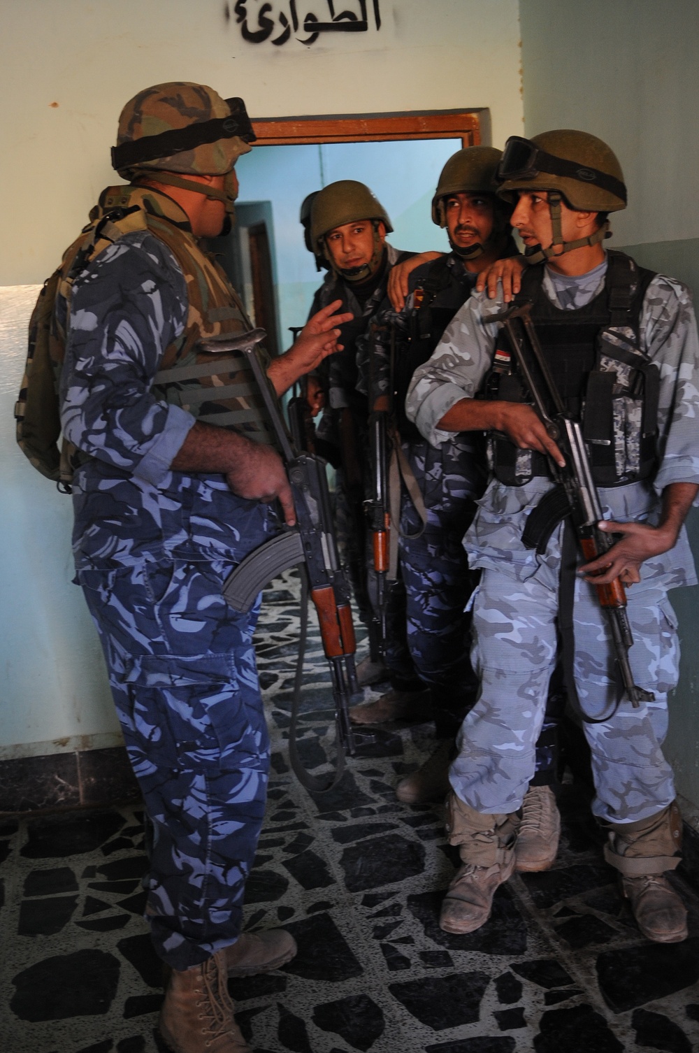Iraqi Police in Balad, Iraq