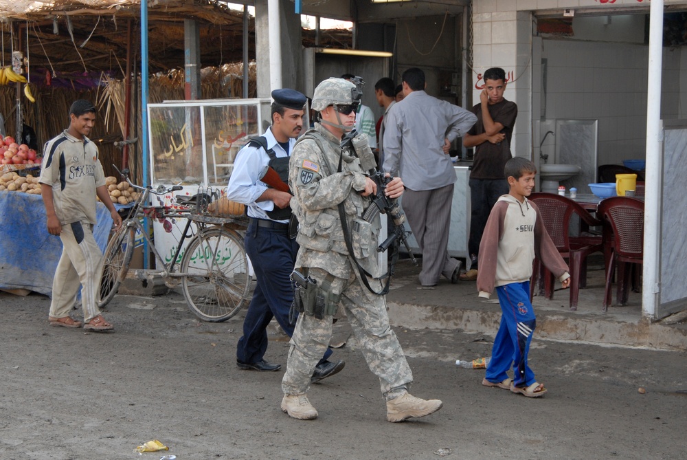 Iraqi Police Military Police Patrol