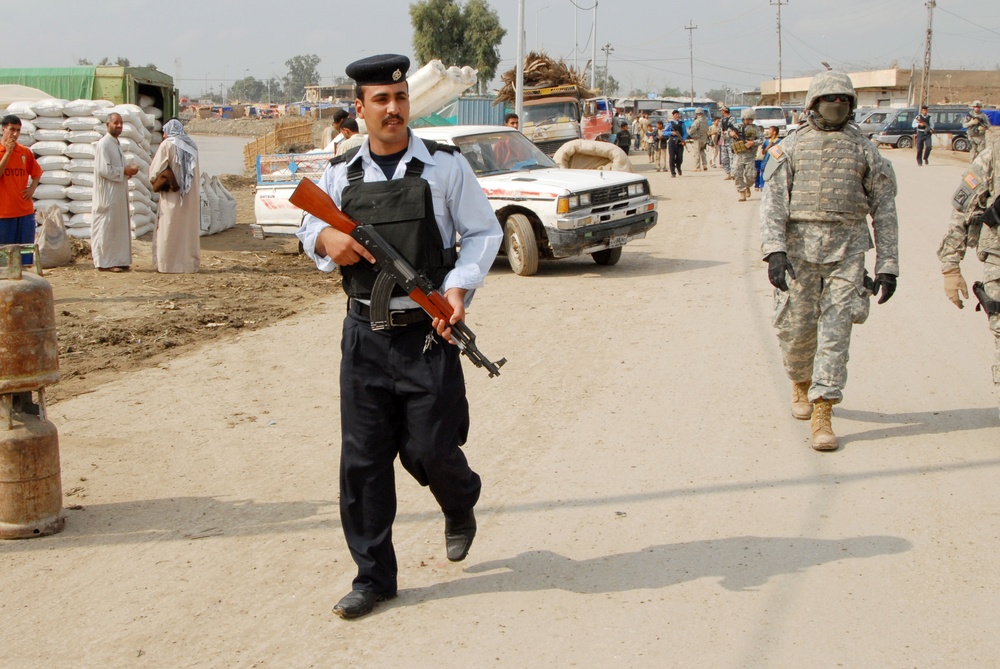 Iraqi Police Military Police Patrol