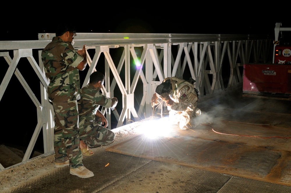 Brits fix bridge