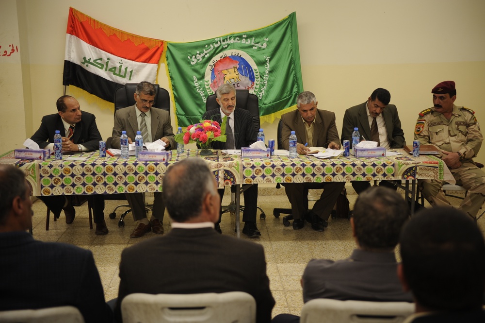 Meeting at Tiger base