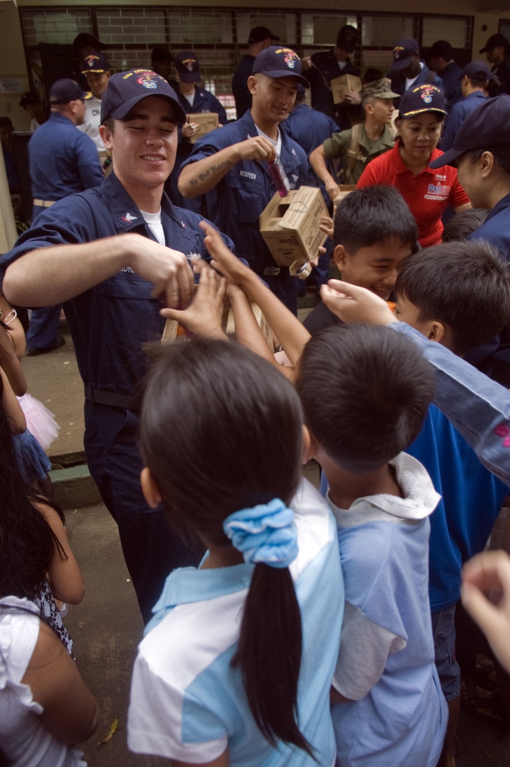 community relations project at New Cabalan Elementary School