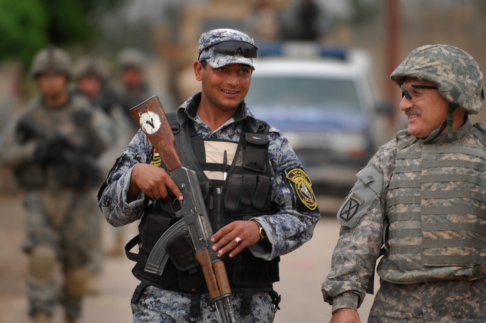 Joint security Patrol in Doura