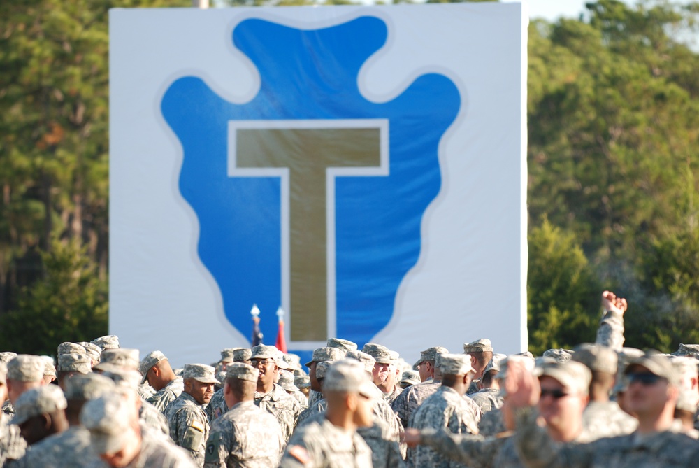 56th Infantry Brigade Combat Team Casing Ceremony