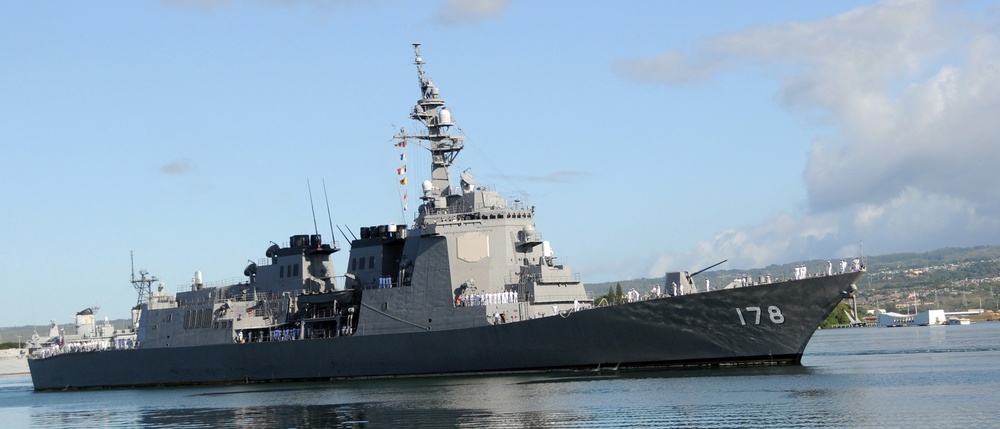 JS Ashigara visits Pearl Harbor
