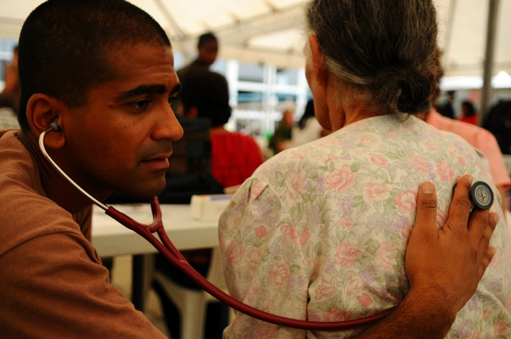 Medical clinic work in Couva