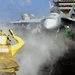 Launching Hornets aboard the USS Theodore Roosevelt