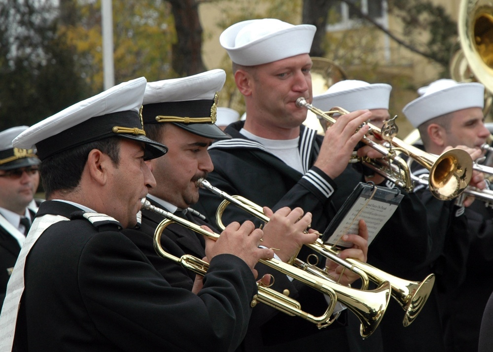 USS Mount Whitney in Romania