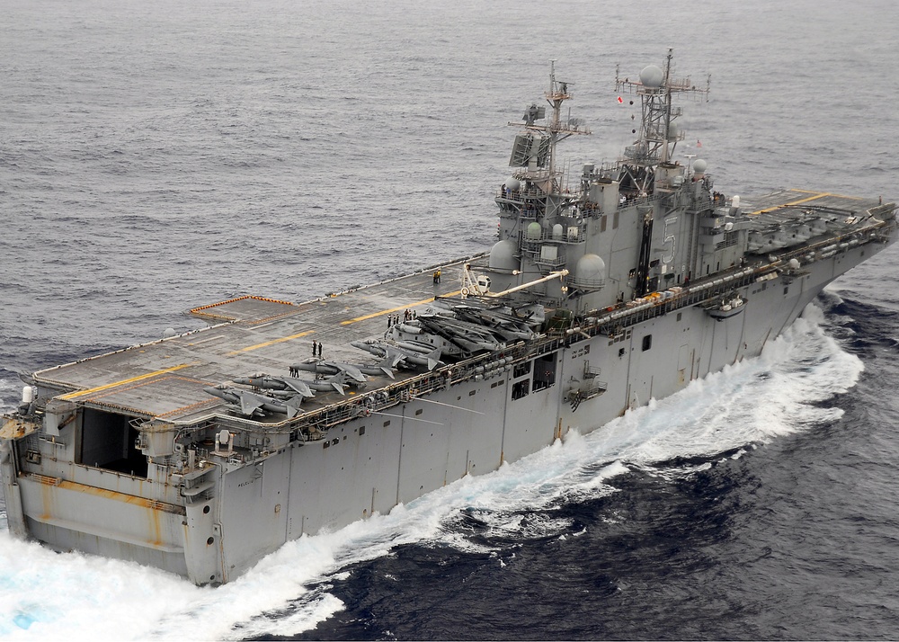 USS Peleliu on a Tiger Cruise