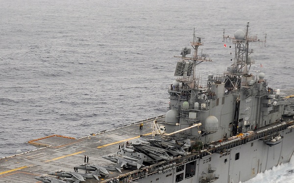 USS Peleliu on a Tiger Cruise