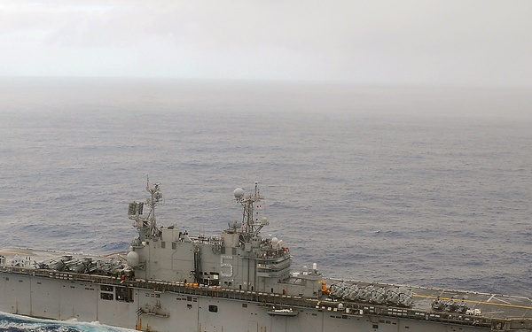USS Peleliu on a Tiger Cruise