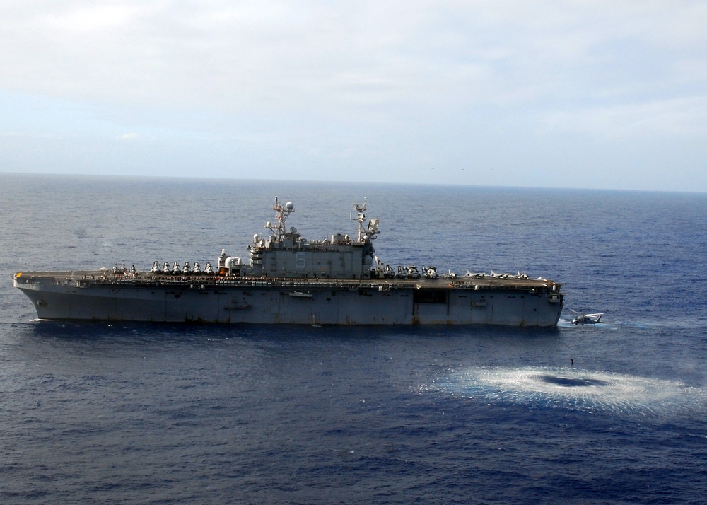 USS Peleliu on a Tiger Cruise