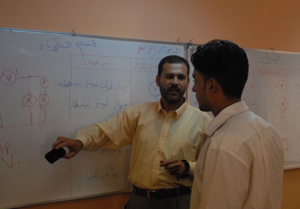 1st Brigade Combat Team leaders inspect Hayy Jihad Civil Service Department courses