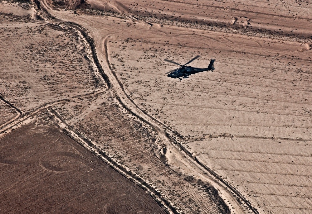 Flying with Combat Aviation Brigade, 4th Infantry Division