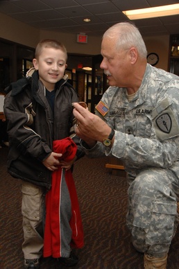 Stout Field military warms hands, hearts