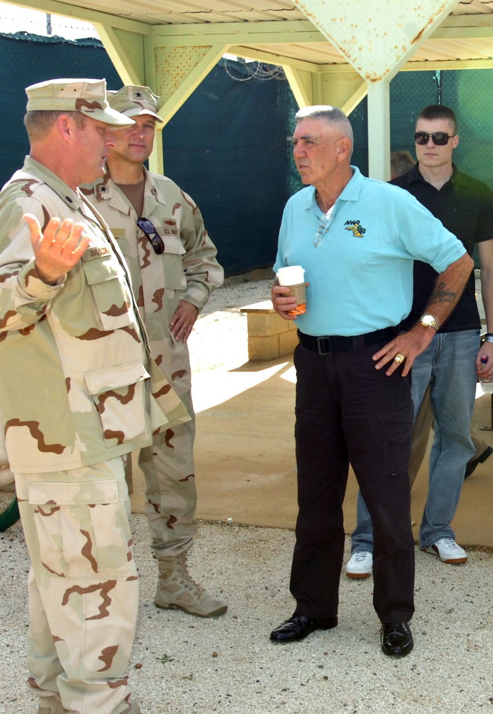 Ermey Visits Guantanamo