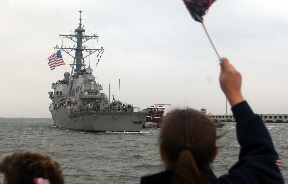 USS McFaul Returns to Naval Station Norfolk
