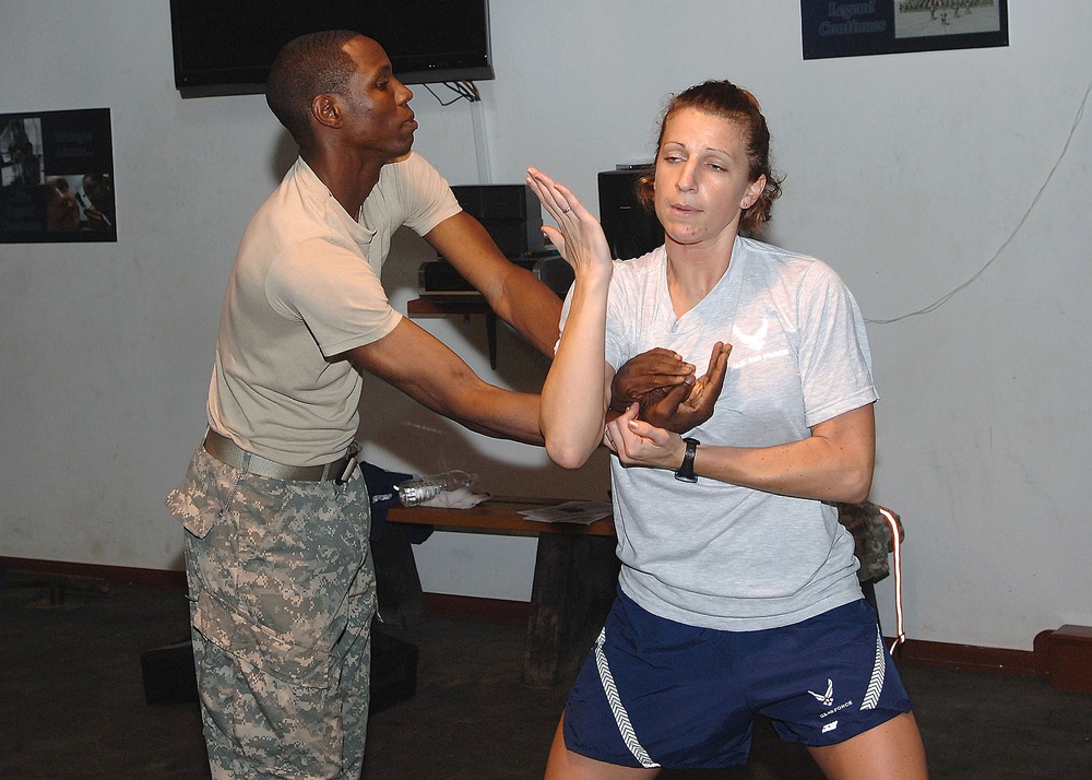 Airmen Learn Self Defense and Combative Skills With Krav Maga