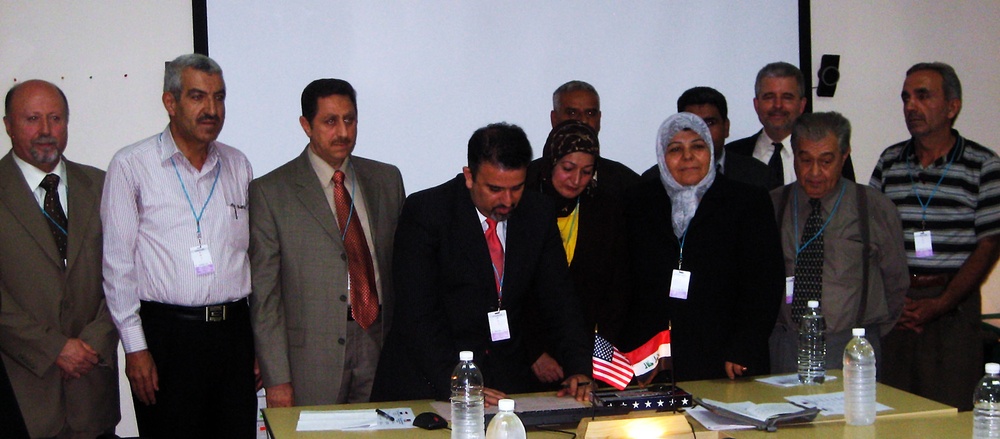 Iraqi, U.S. communities sign pact for longterm partnership