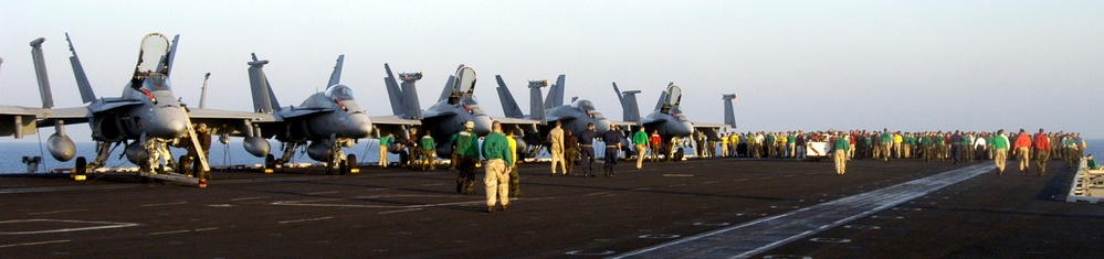 Operations of USS Theodore Roosevelt