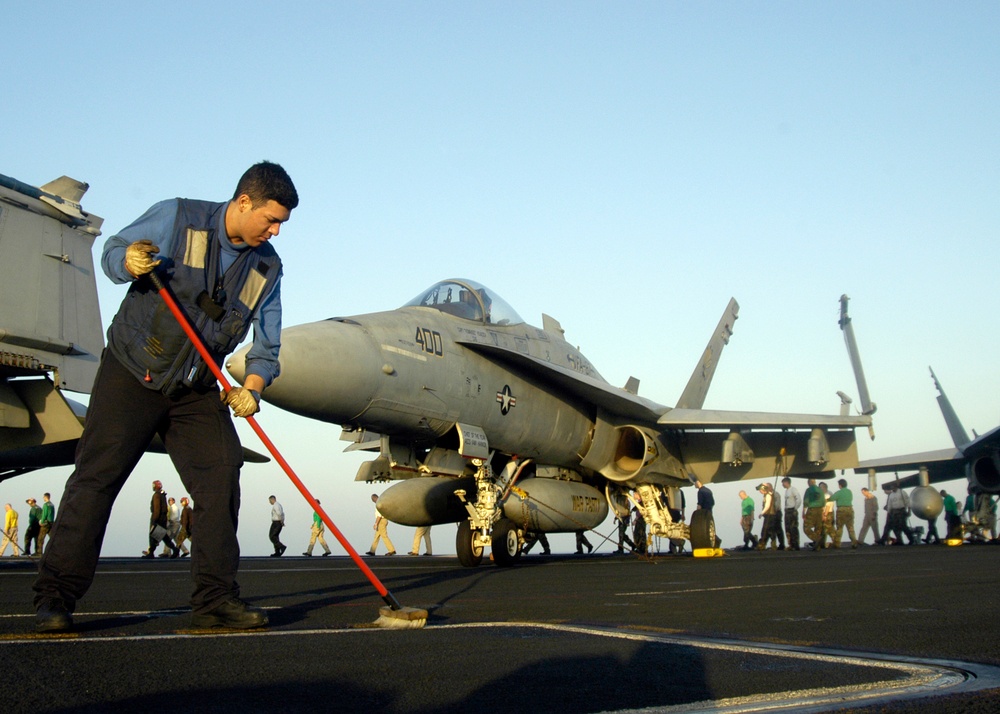 Operations of USS Theodore Roosevelt