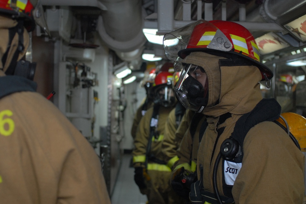 Nuclear Power Mobile Training Team Drill Aboard USS Ronald Reagan