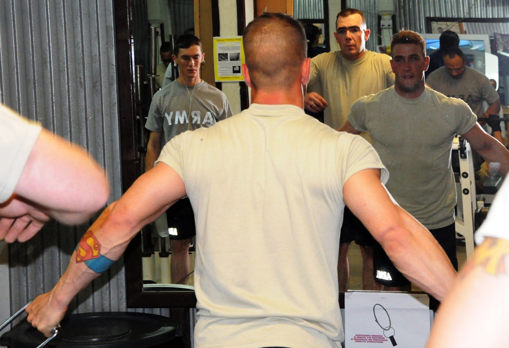 Soldiers stay fit to fight