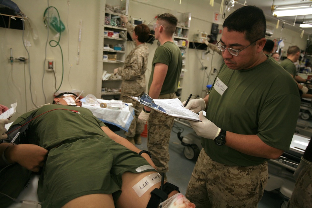 DVIDS - Images - Mass casualty drill at Camp Taqaddum [Image 10 of 14]