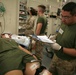 Mass casualty drill at Camp Taqaddum