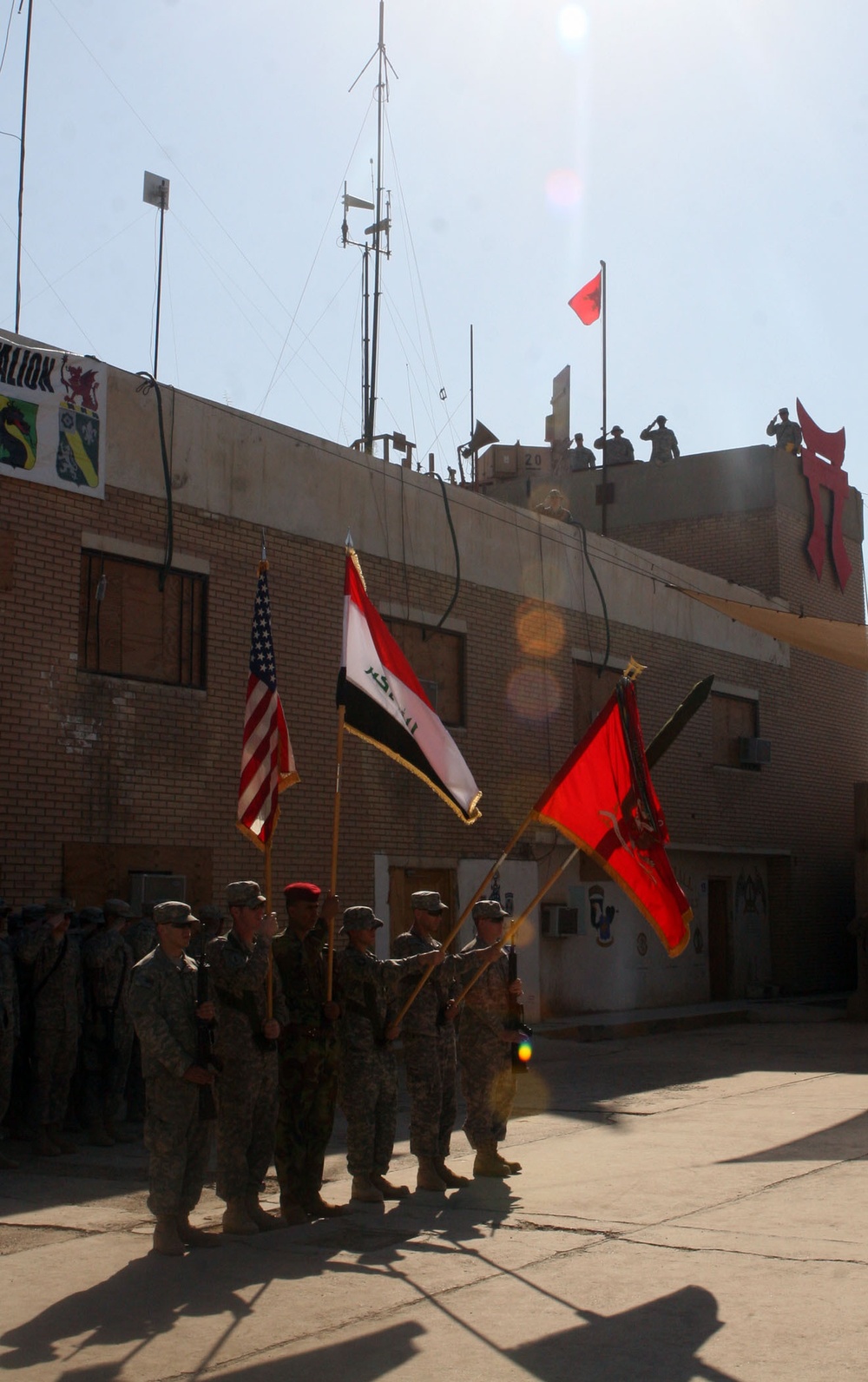 3-320th Field Artillery departs Mahmudiyah, 1-63rd takes over